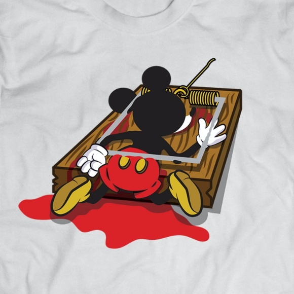 Mouse Trap Mickey Cartoon Tee - Picture 2 of 2